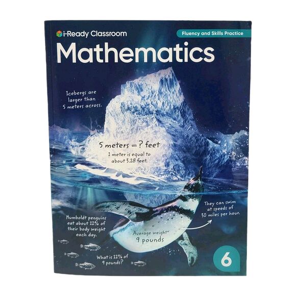 i-Ready Classroom Mathematics Other - i-Ready Classroom Mathematics Grade 6 Fluency & Skills Practice Workbook 120 pg